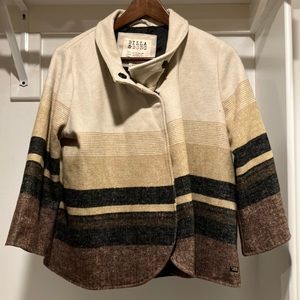 Billabong Quarter Sleeve Striped Jacket